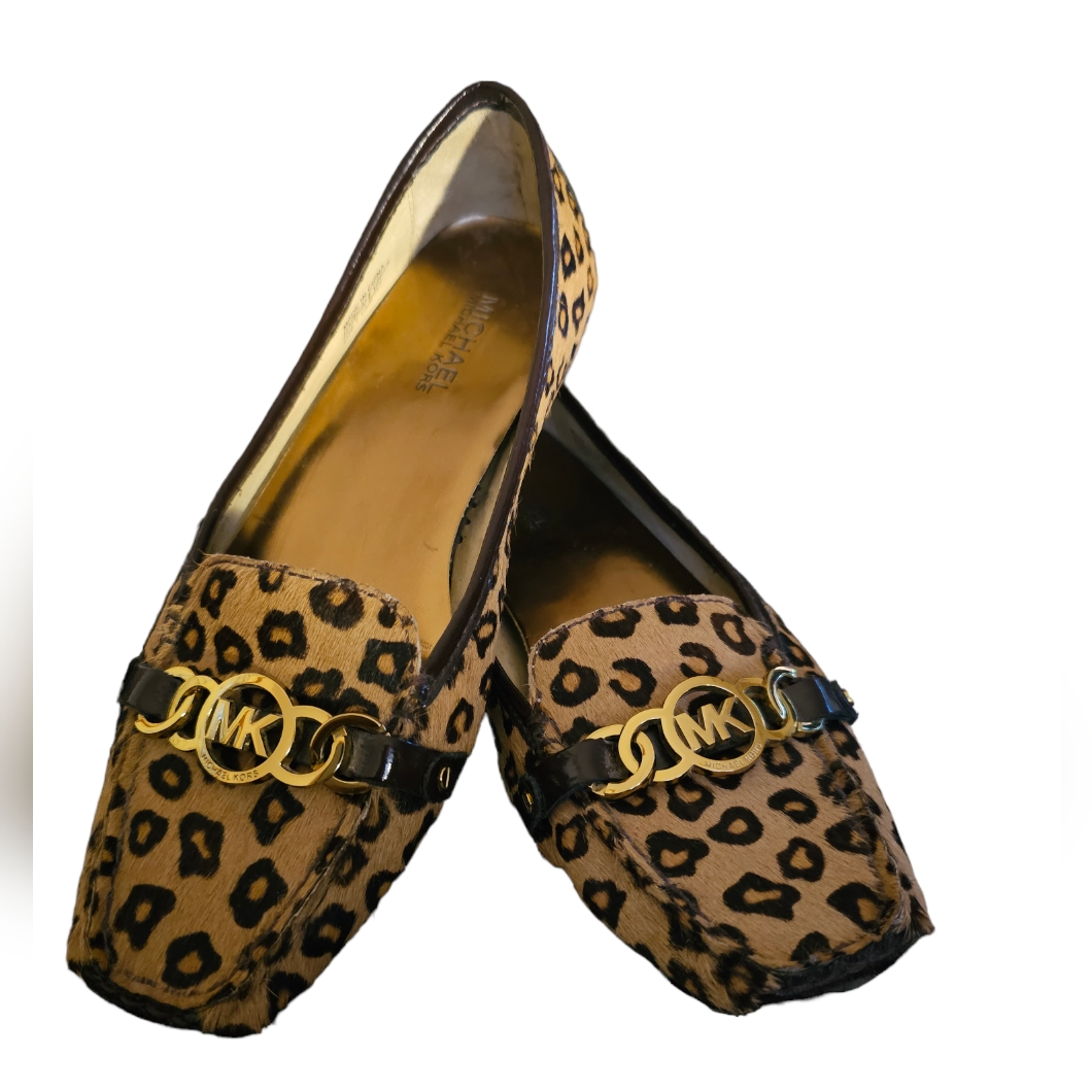 Euc | Gorgeous | Michael By Michael Kors | Lovely | Haircalf Flats | Size: 7.5m